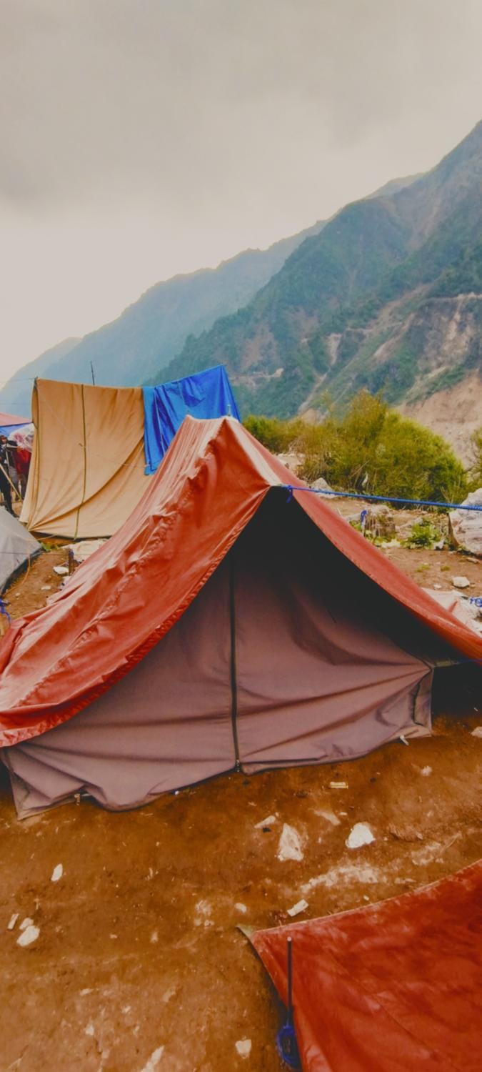 Glacier view point kedarnath Luxury tent in Uttarakhand