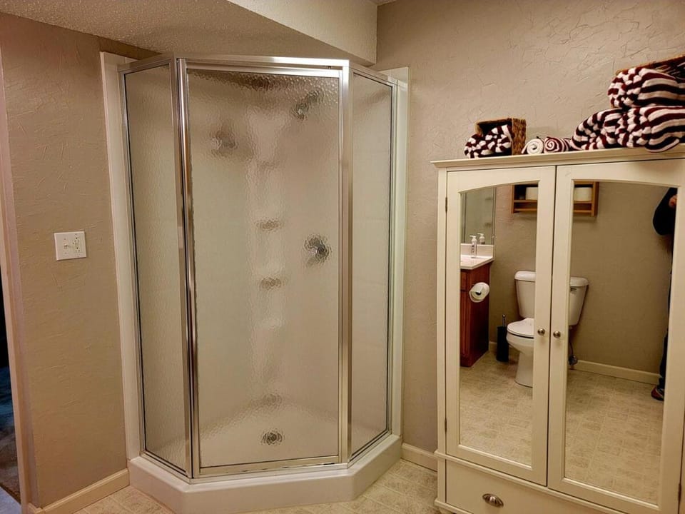 Shower, Bathroom, towels