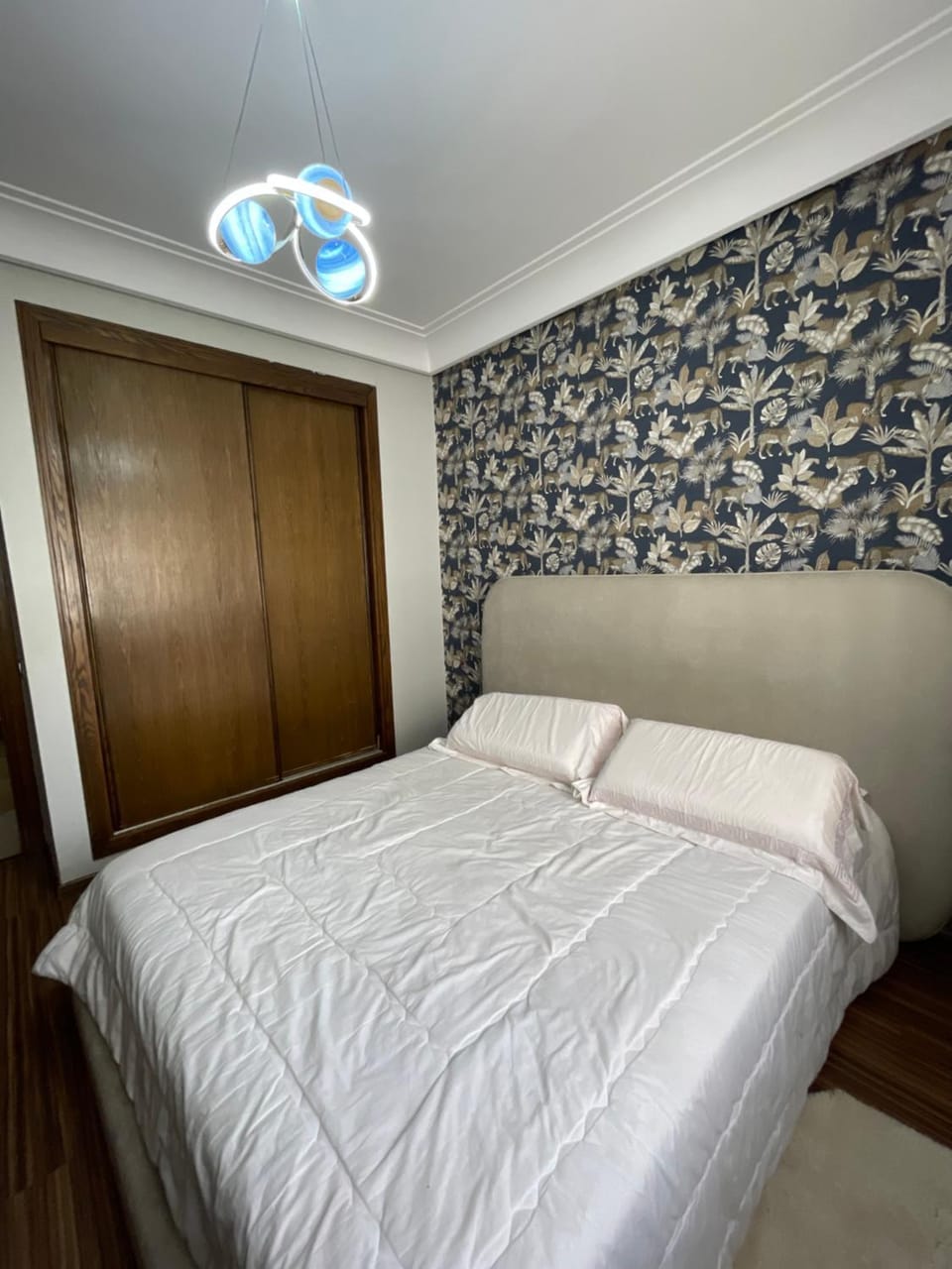 Bed, Photo of the whole room, Bedroom, wardrobe