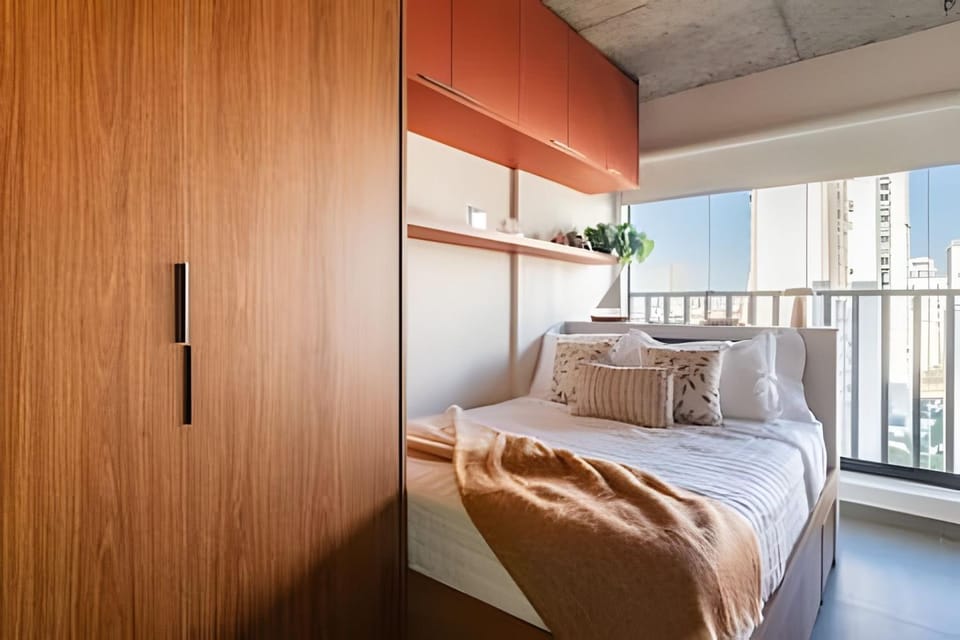 ON Brooklin Metro Berrini Academia AC WIFI Apartment in Sao Paulo City