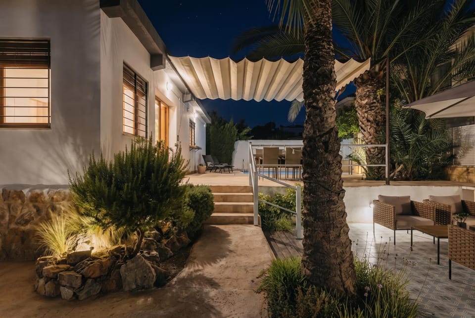 Night, Garden, Garden, Garden view