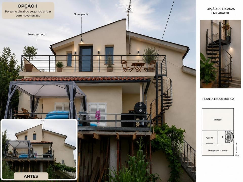 Property building, Patio, View (from property/room), Balcony/Terrace