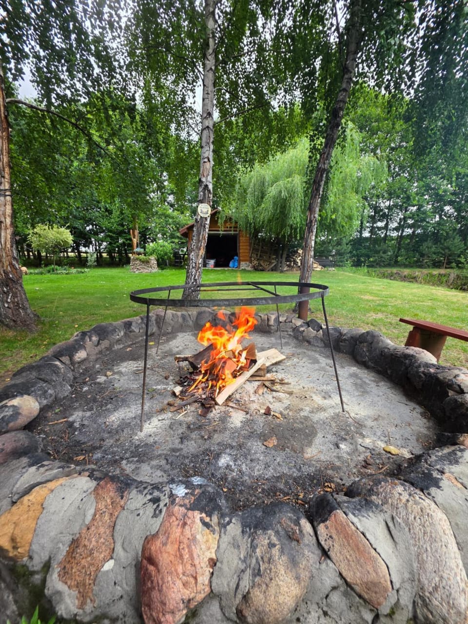 Natural landscape, BBQ facilities