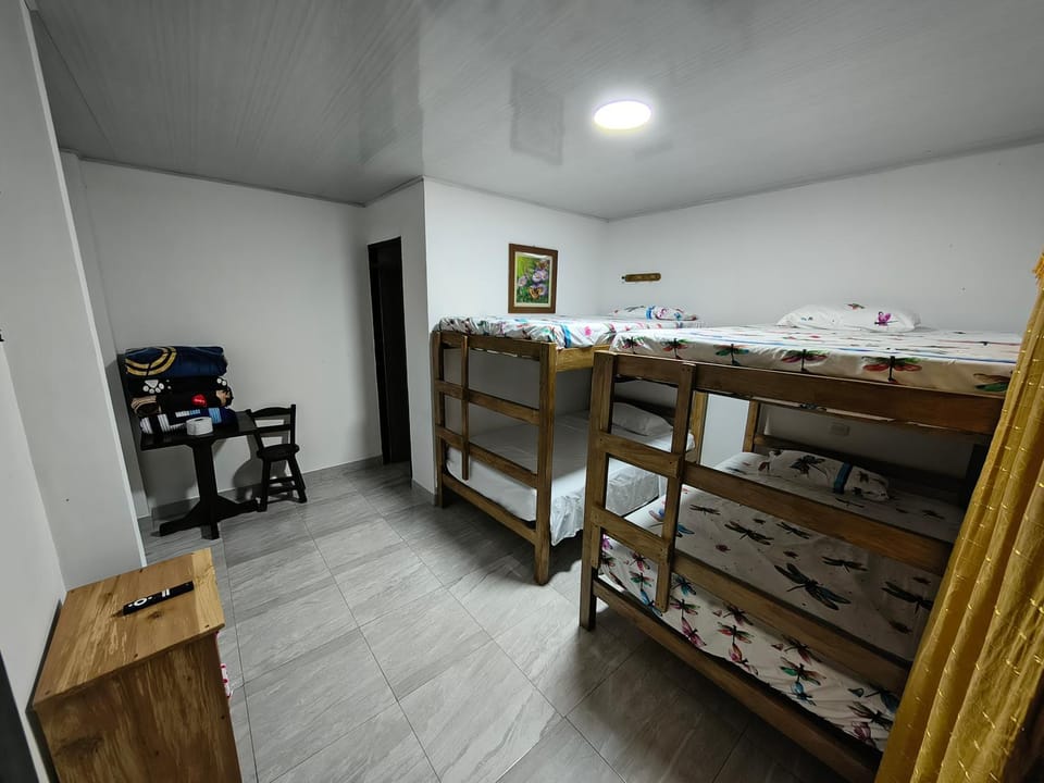 Photo of the whole room, Bedroom, bunk bed