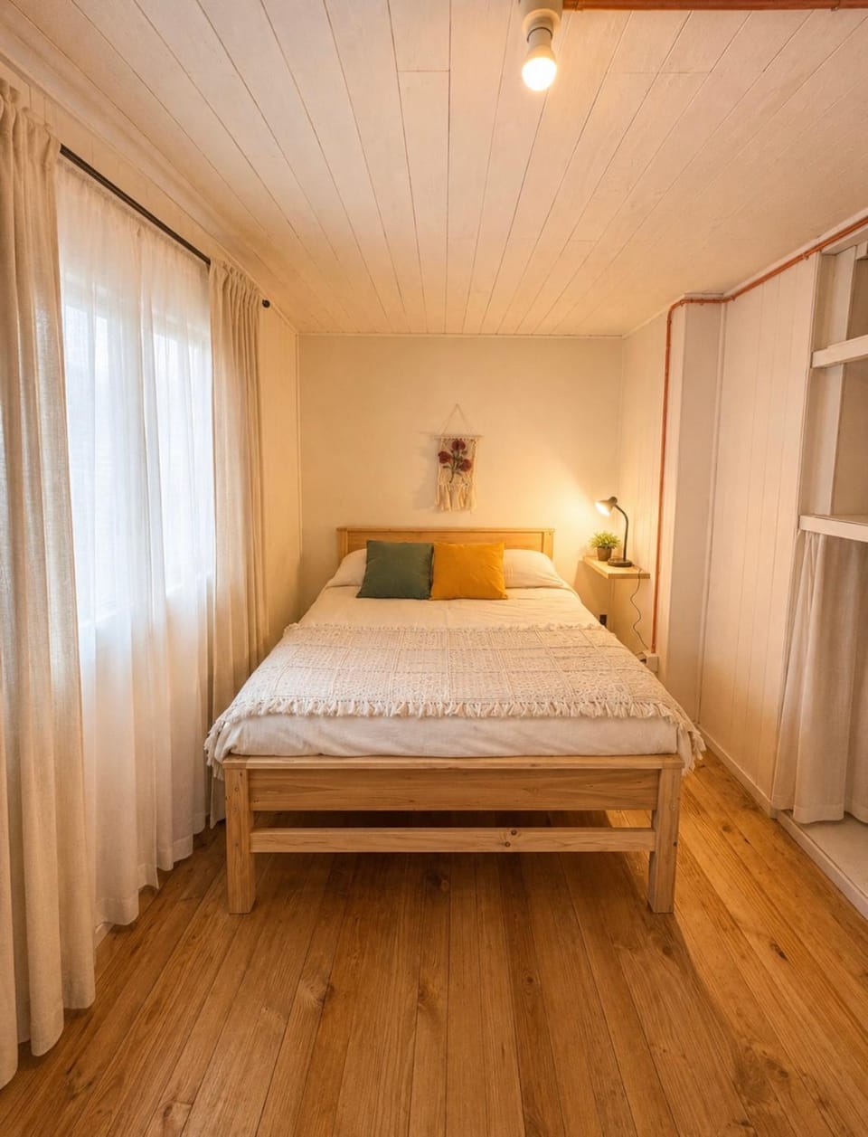 Bed, Photo of the whole room, Bedroom, wardrobe