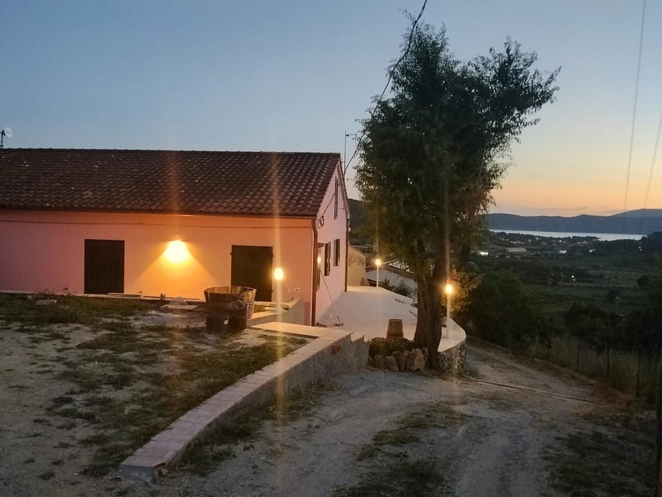 Property building, Natural landscape, Sunset