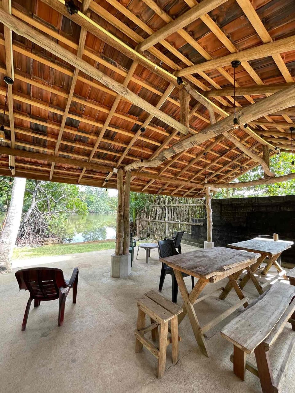 Patio, Dining area, Garden view