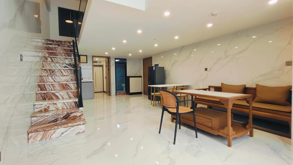 Living room, Seating area, Dining area