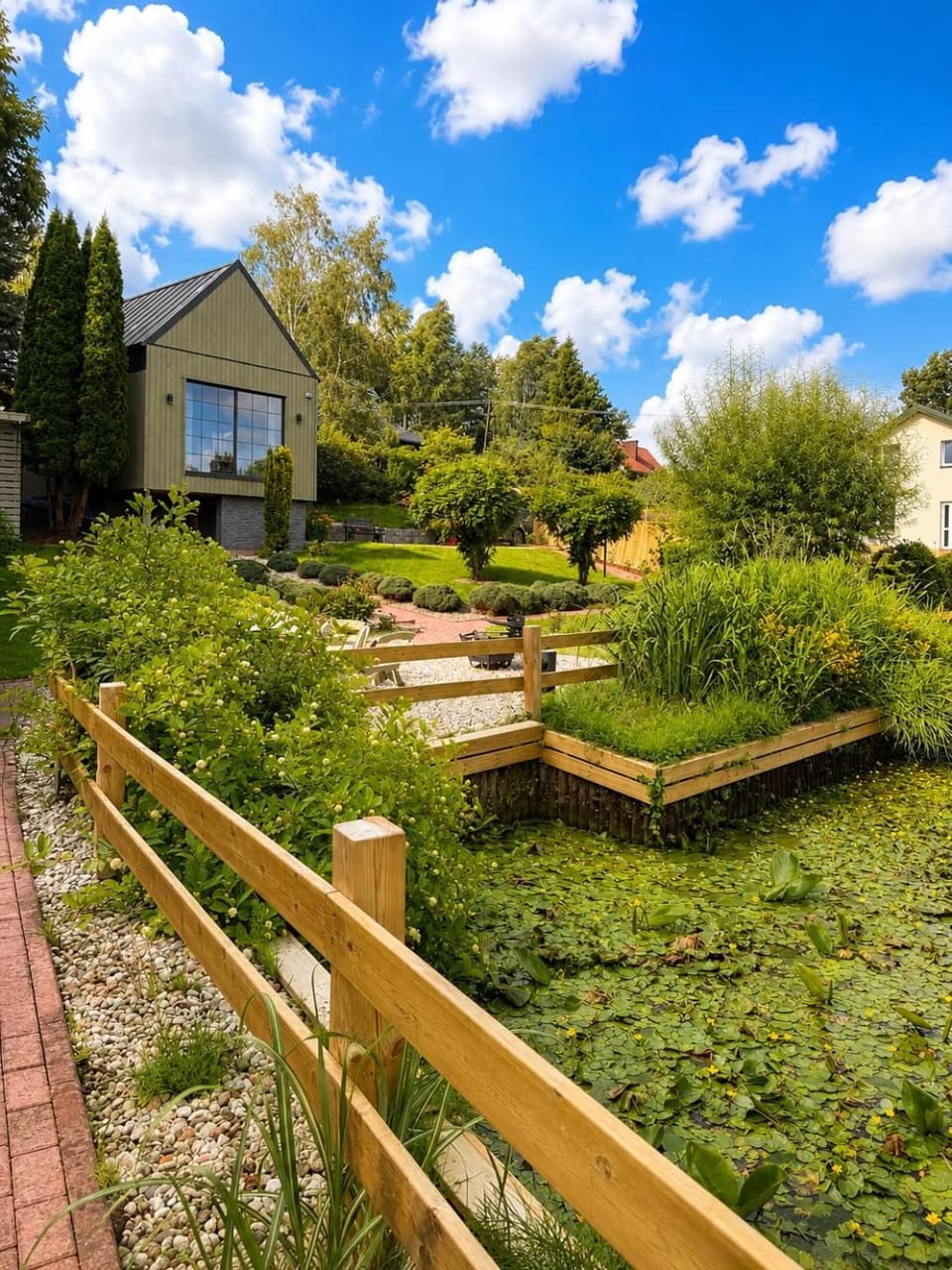 Nowy domek z balią w sercu Kaszub nad jeziorem House in Pomeranian Voivodeship