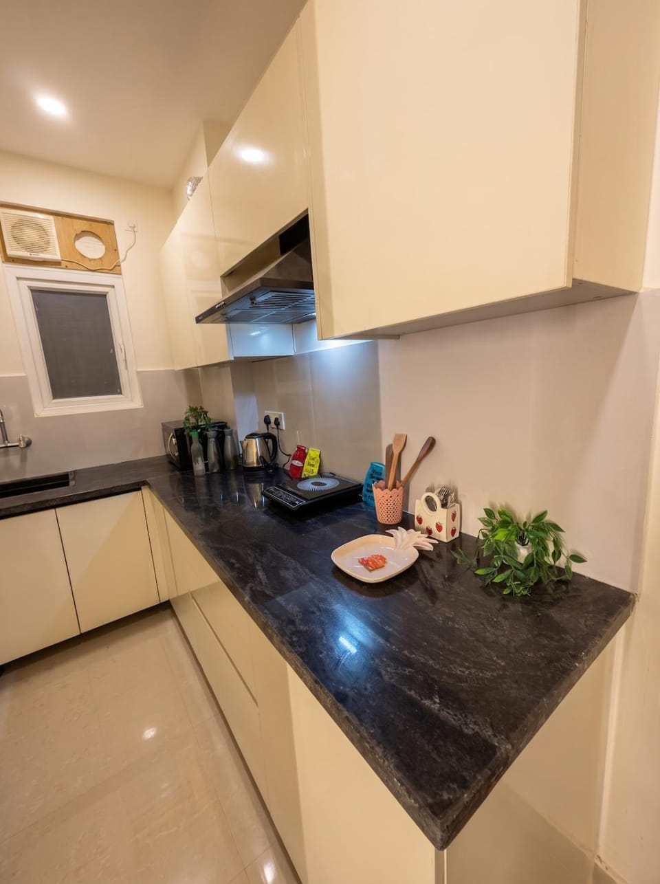Cozy 1BHK Projector, Swing & Sunsets Sector 53 Apartment in Gurugram