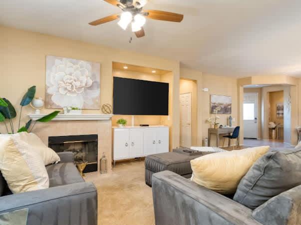 Golf Course Community Home with Pickleball & Mountain Views House in Indio