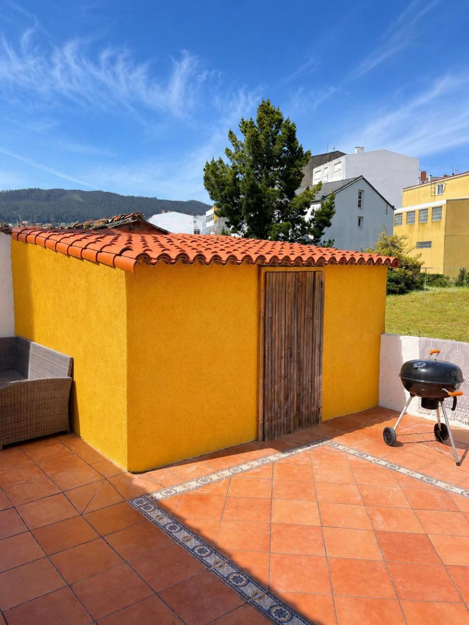 Property building, Patio