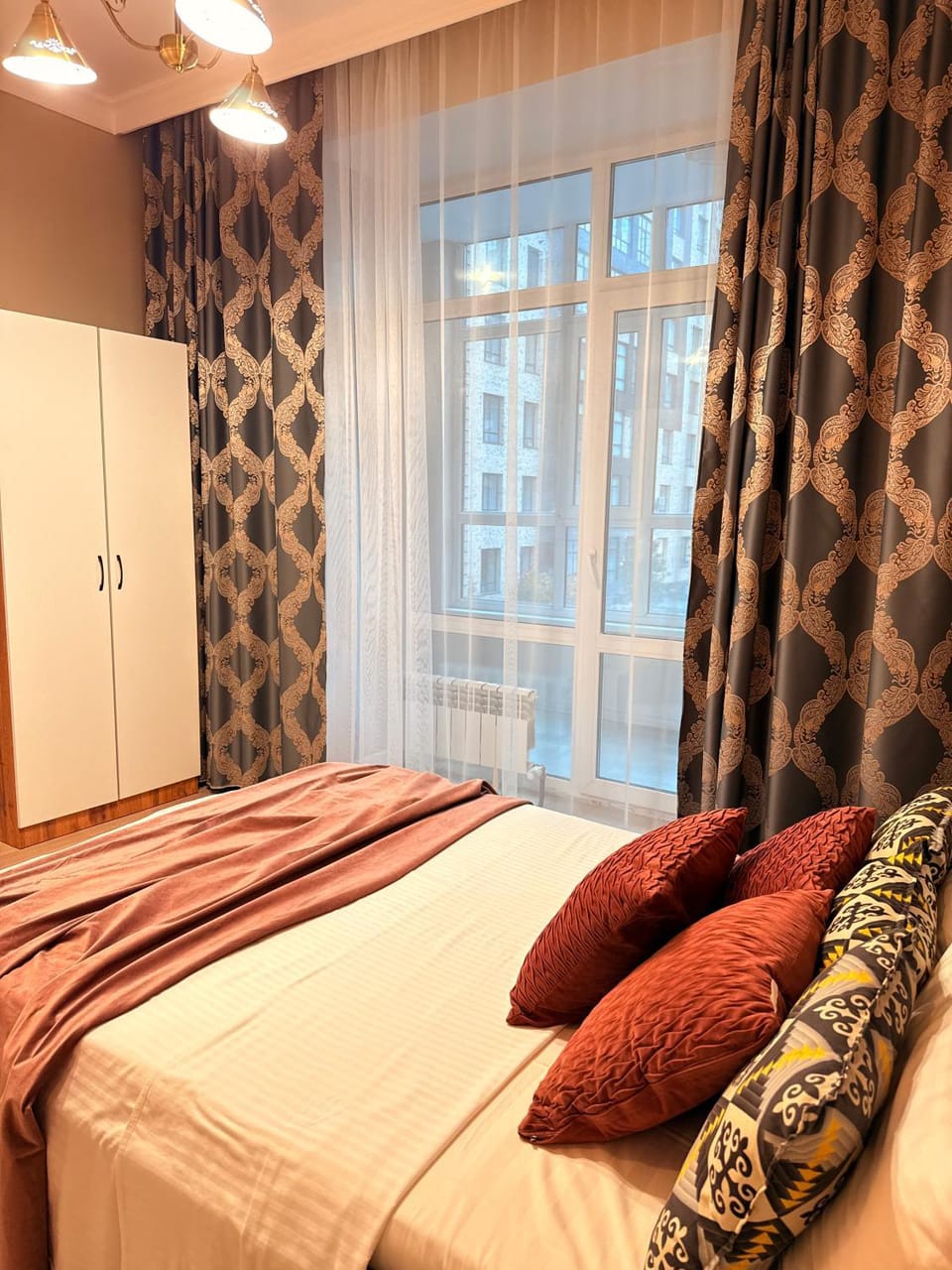 Bed, Photo of the whole room, Bedroom, wardrobe