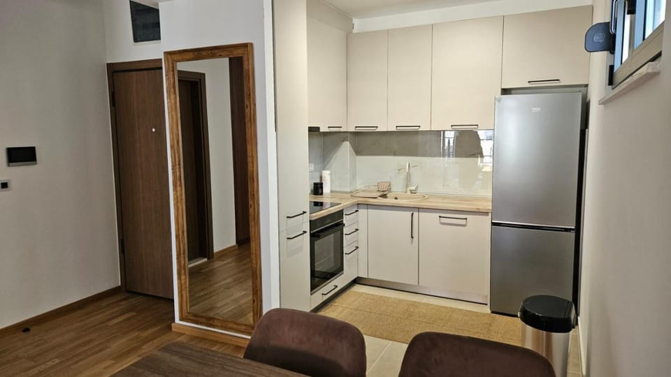 Kitchen or kitchenette, dishwasher, minibar, oven, stove, kitchen, kitchen