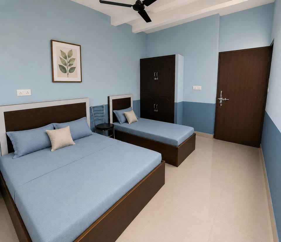 Bed, Photo of the whole room, Bedroom, wardrobe