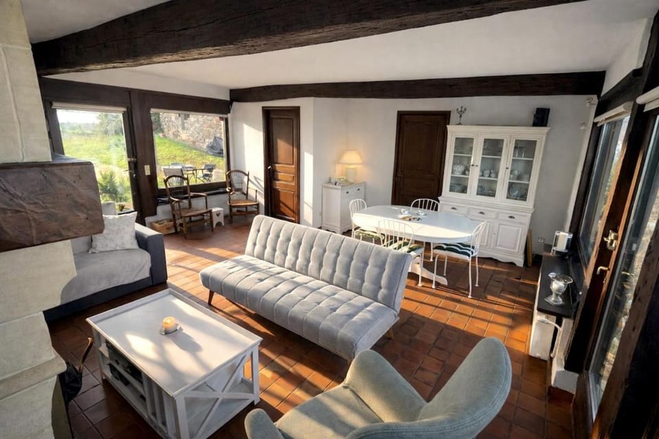 House with garden sea view, heights of Deauville Apartment in Benerville-sur-Mer