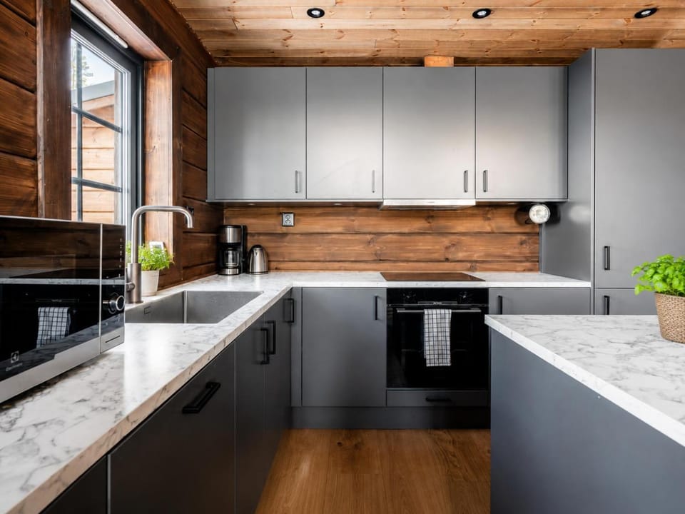 microwave, oven, stove, kitchen