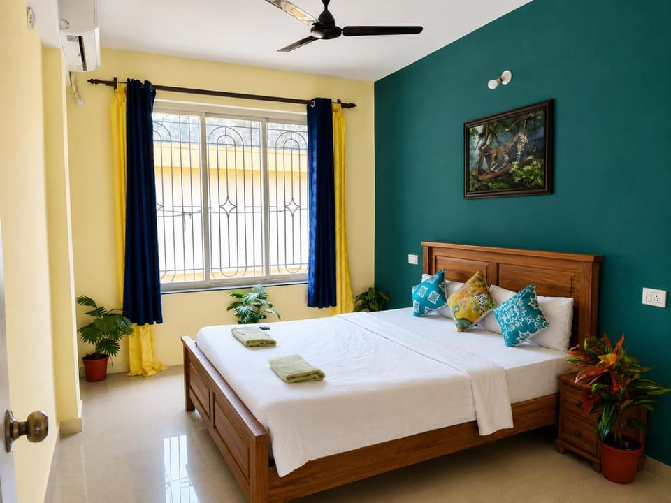 Bed, View (from property/room), Bedroom, air conditioner