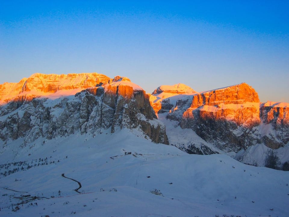 Winter, Sunset