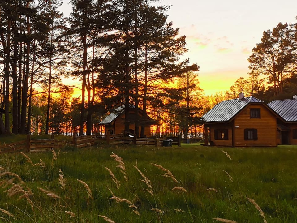 Property building, Natural landscape, Sunrise