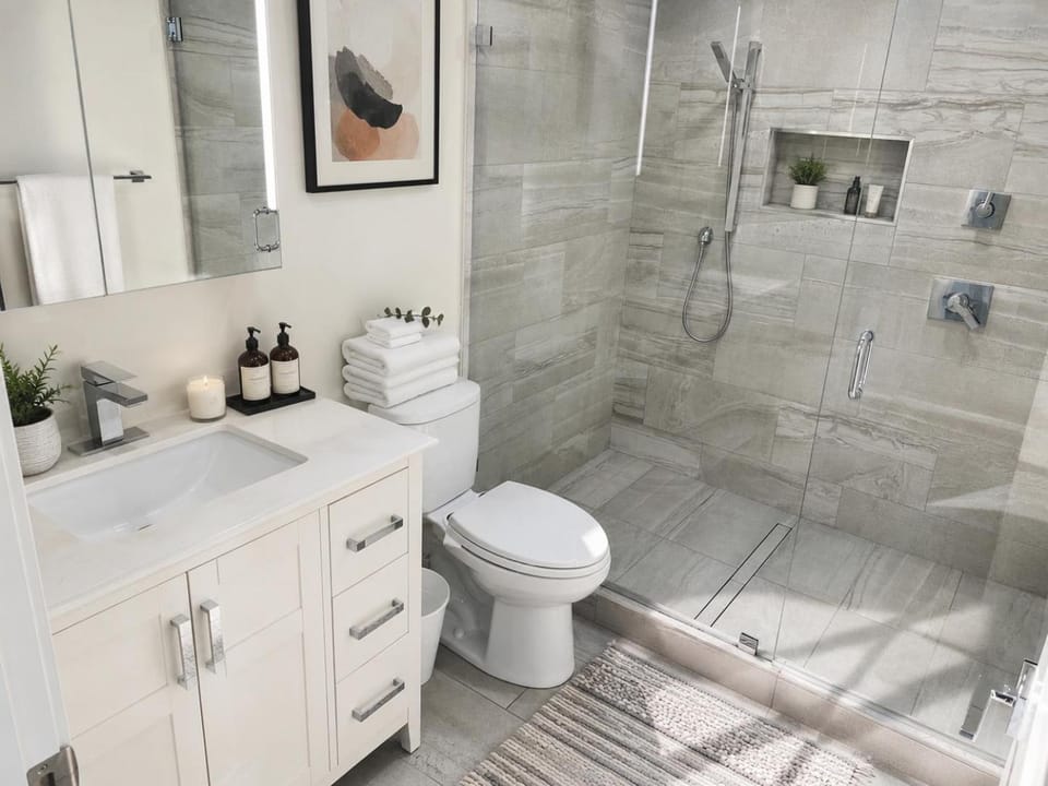 Shower, Toilet, Bathroom, Bath, towels