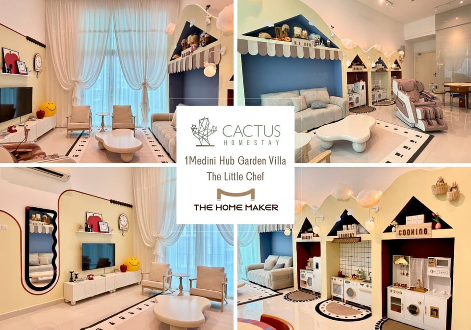 1Medini Hub Garden Villa by Cactus Homestay THM Apartment in Johor