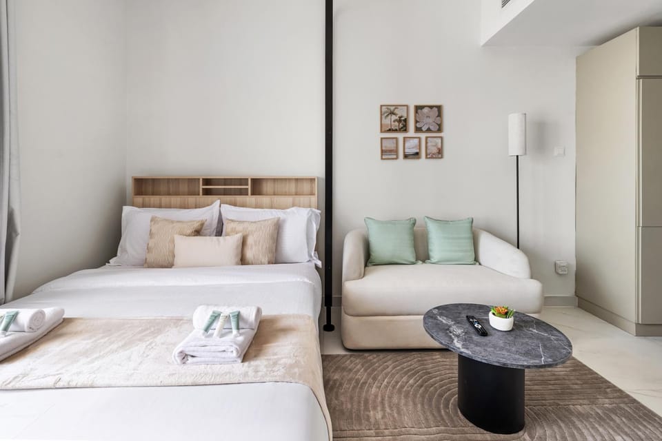 New Bright Studio with Balcony in Jebel Ali Apartment in Dubai