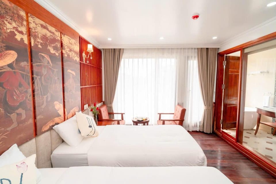 Daiichi Luxury Cruise Docked boat in Vietnam