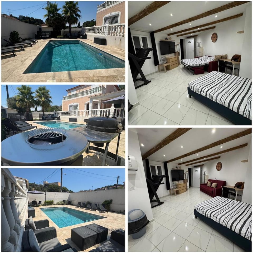 Studio climatisé avec piscine Chalet in Marseille