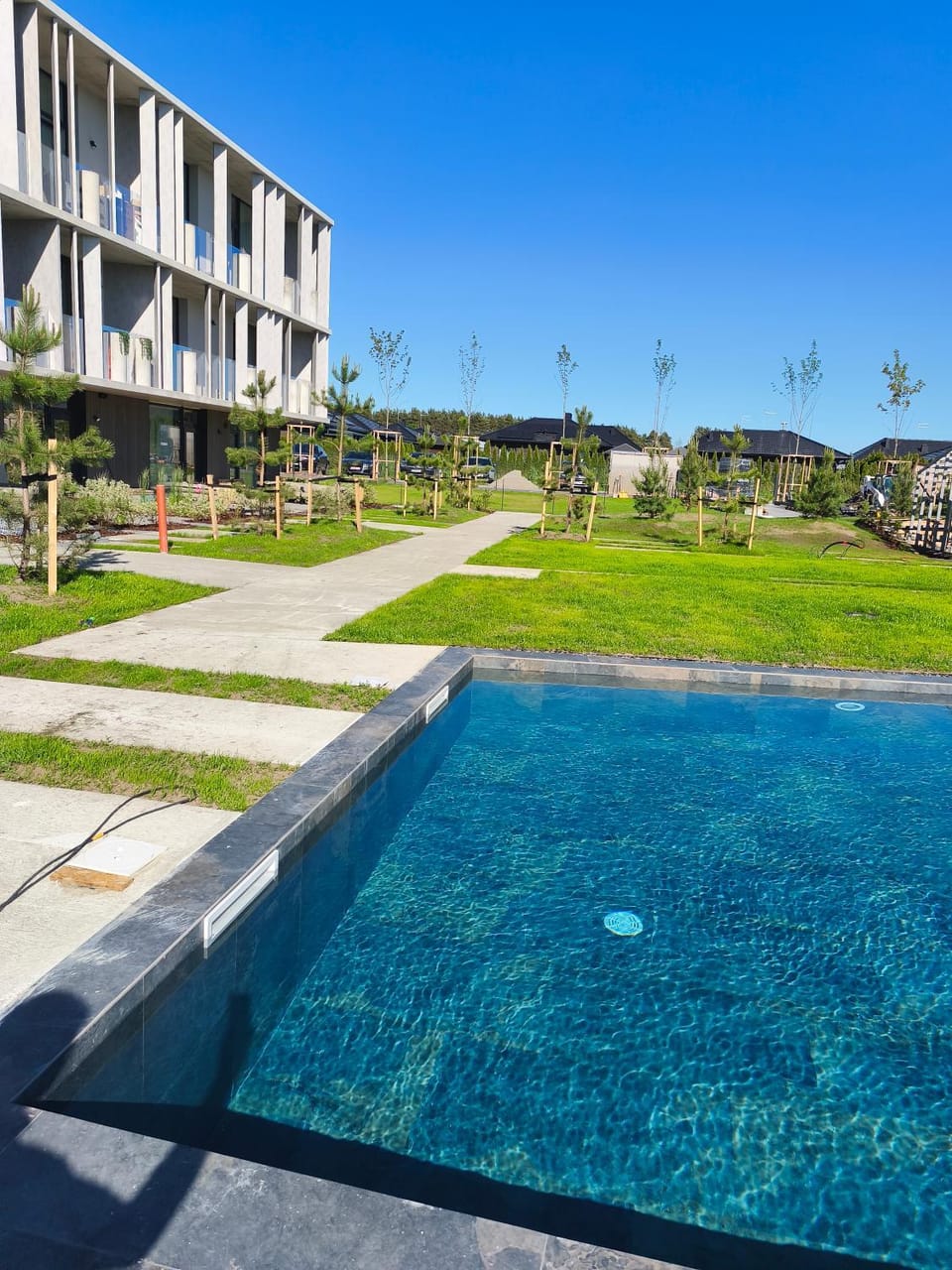 Property building, Garden, Garden view, Swimming pool