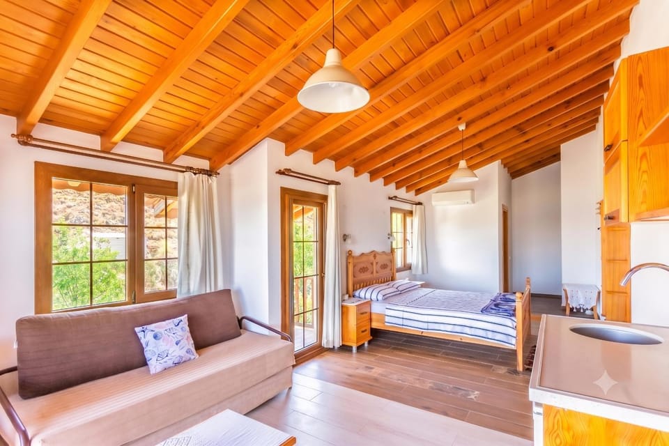 Bed, Living room, Photo of the whole room, Dining area, Bedroom