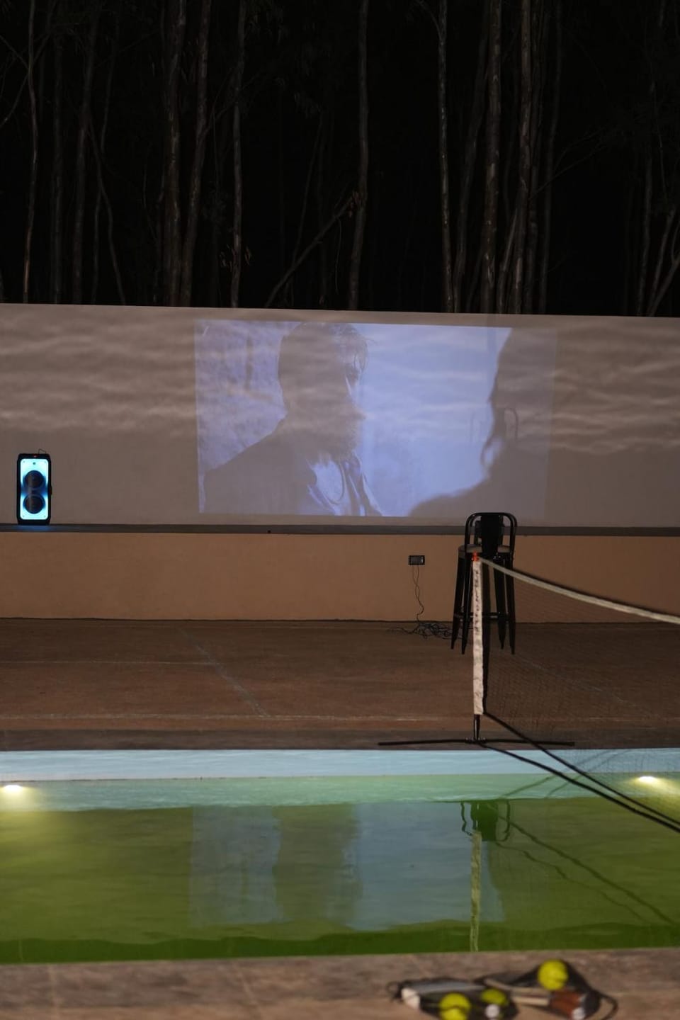 Night, Pool view