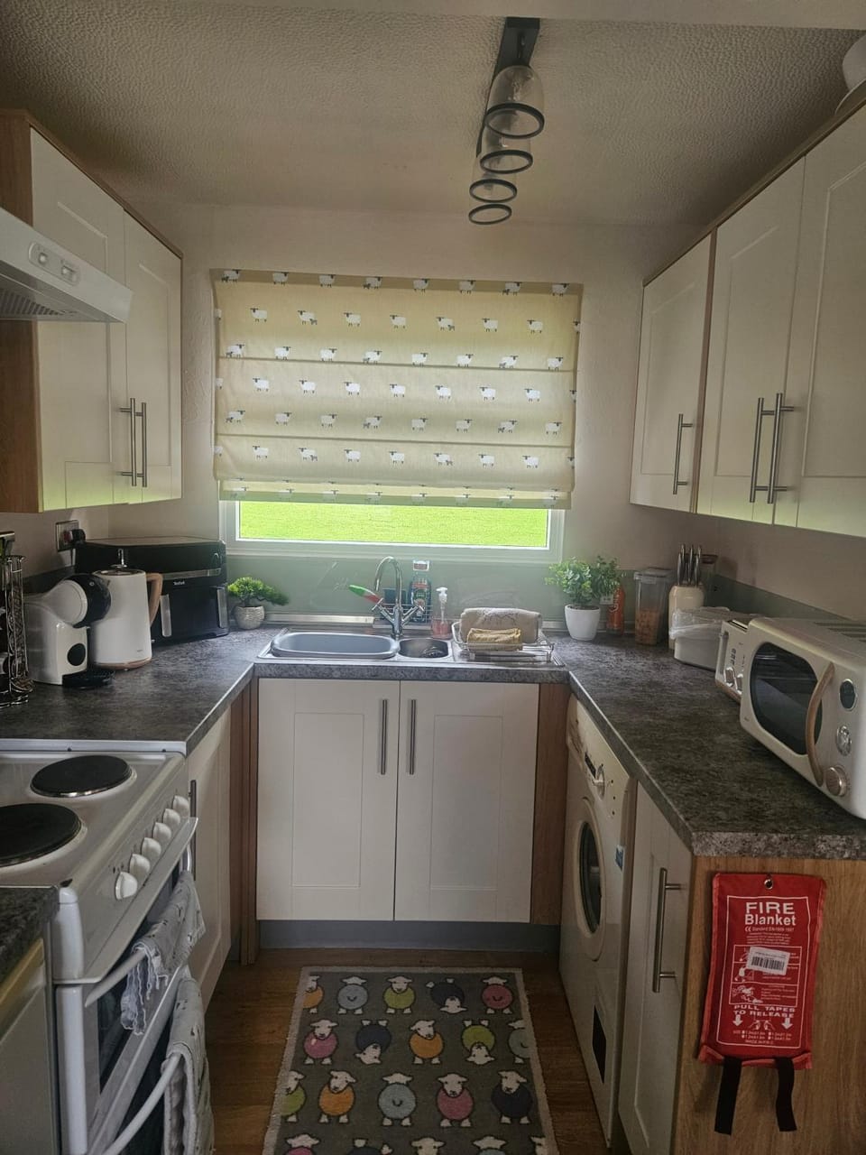 Kitchen or kitchenette, dishwasher, oven, toaster