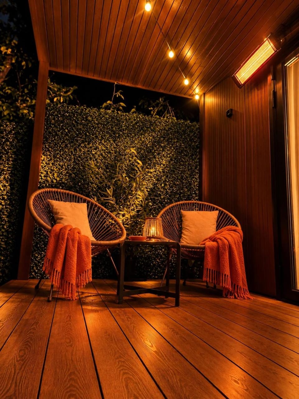 Balcony/Terrace, Seating area, heating