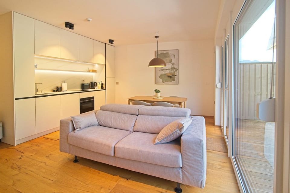 Kitchen or kitchenette, Living room, Dining area