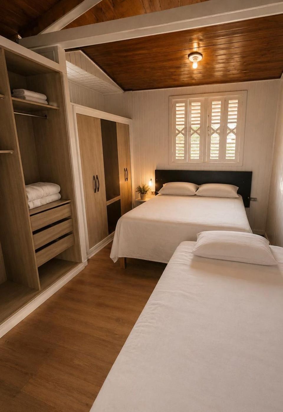 Photo of the whole room, wardrobe