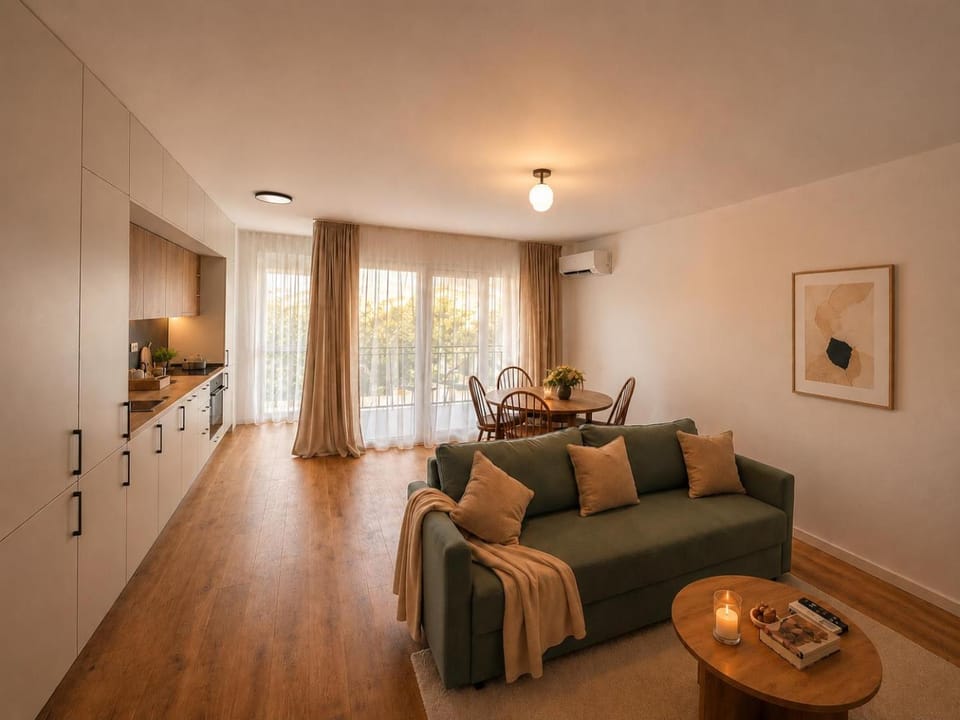 TV and multimedia, Living room, Seating area, air conditioner