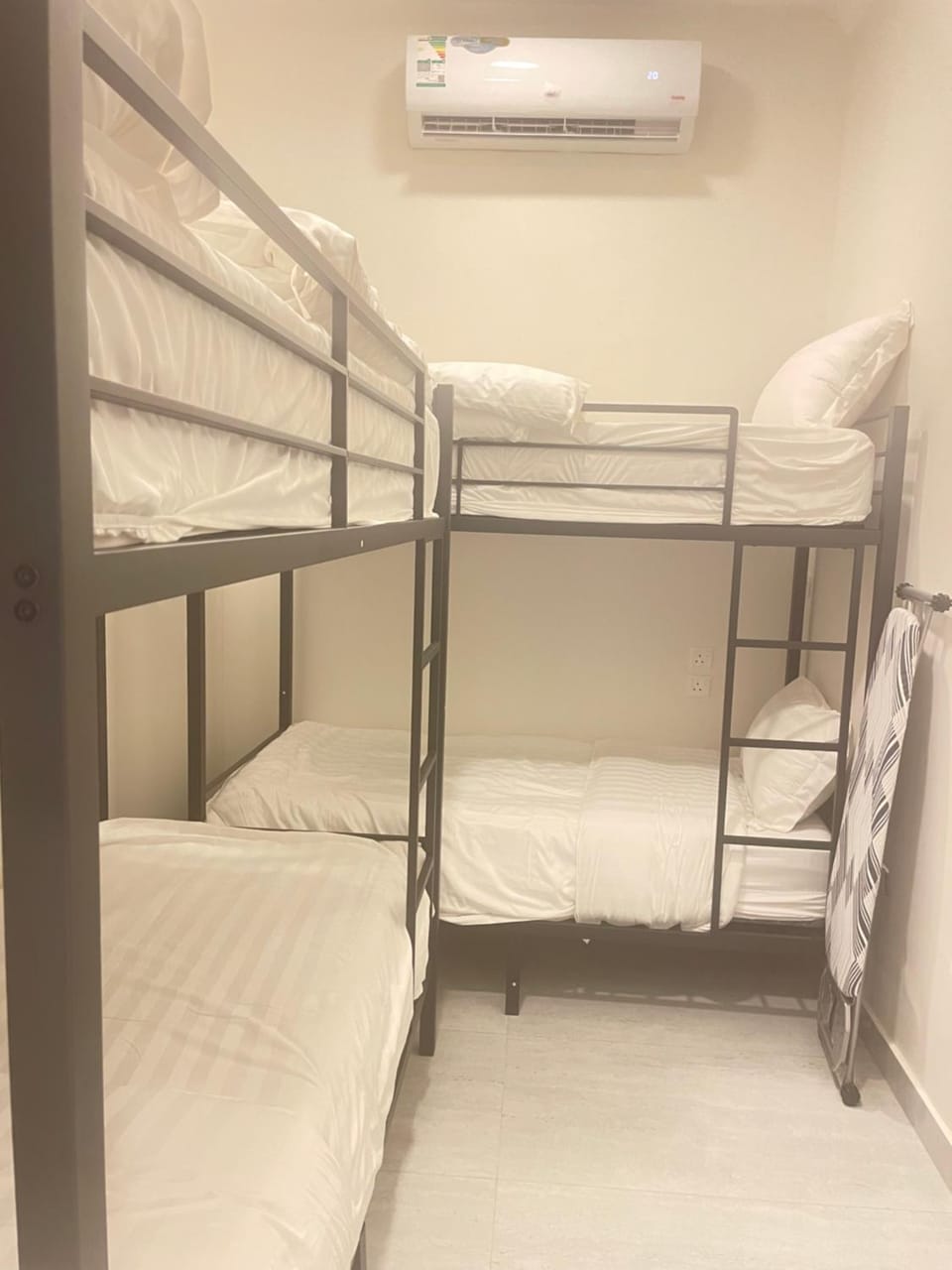 bunk bed, air conditioner