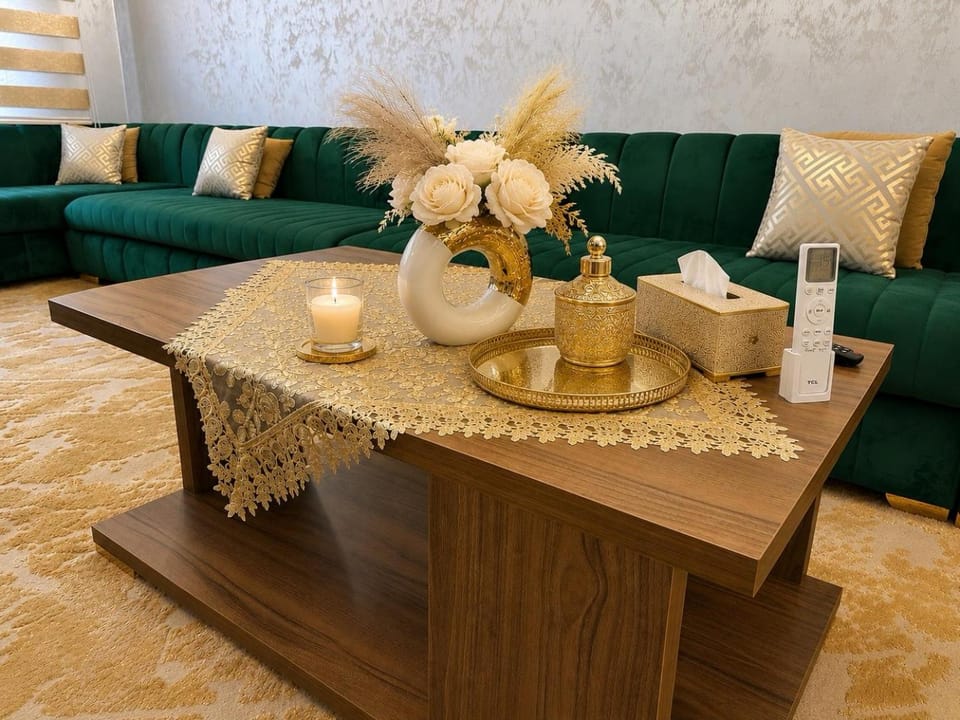 Elegant & Bright 2 Min to TGV & Corniche Beach Apartment in Tangier