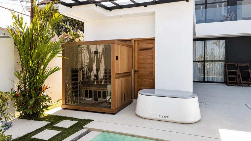 Ocean View Mansion Sauna, Cold Plunge & Gym House in Bali