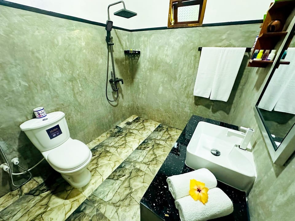 Shower, Toilet, Bathroom, towels