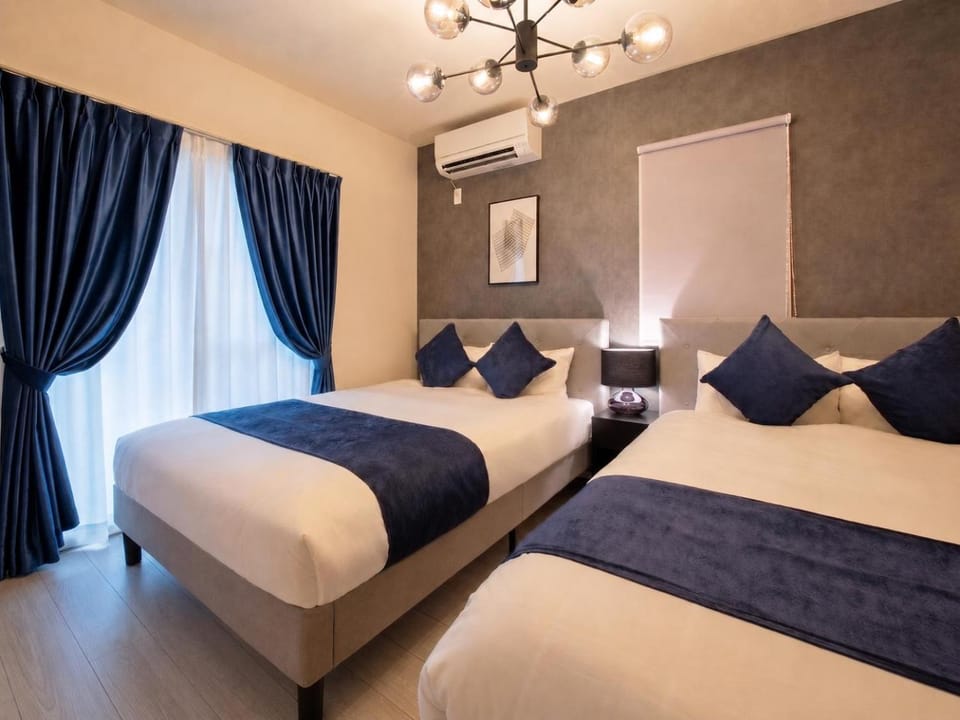 Bed, Bedroom, air conditioner