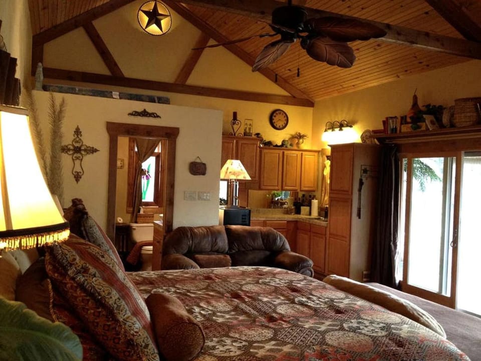 Pet-Friendly Cabin Rental with Creekside Views near Bandera, Texas Cabin in Pipe Creek