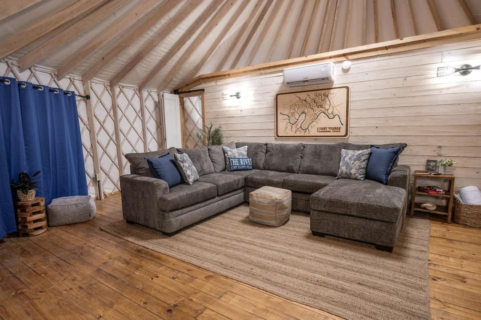 Enchanting Glamping Yurt with Access to the Tranquil Medina River in Bandera, Texas Luxury tent in Bandera