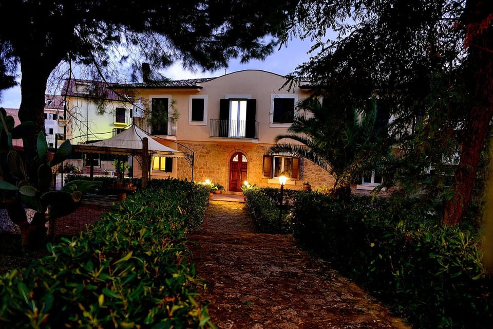 Property building, Staff, Facade/entrance, People, Summer, Garden, View (from property/room), Balcony/Terrace, On site, Garden view, Sunset, Family