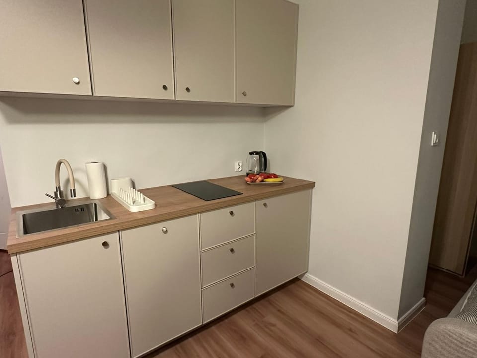 Coffee/tea facilities, Kitchen or kitchenette, stove