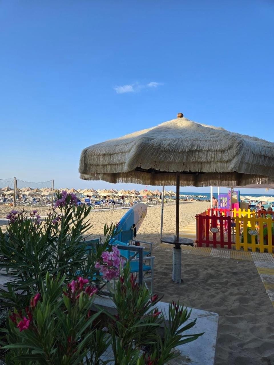 Day, Beach, Sea view, sunbed