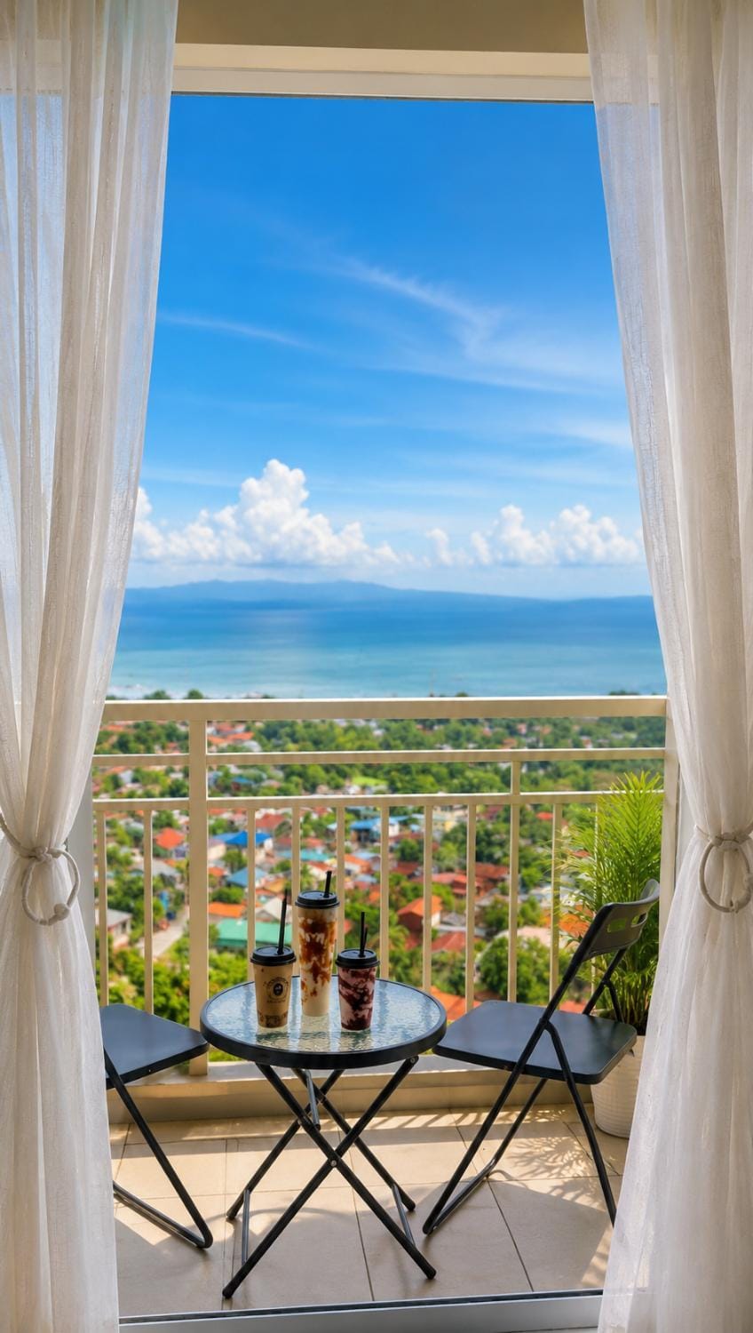 Natural landscape, View (from property/room), Balcony/Terrace, Sea view