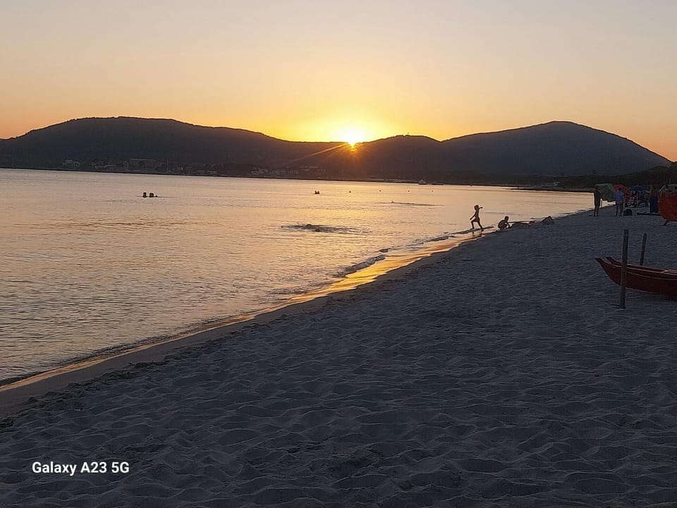 Natural landscape, Beach, Sunset