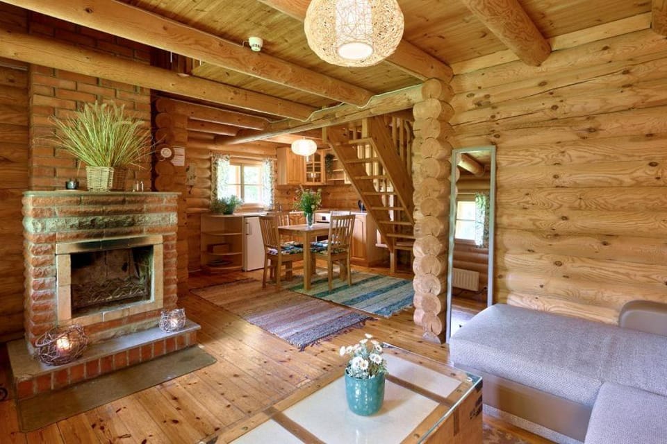 Log house Allikas House in Harju County, Estonia